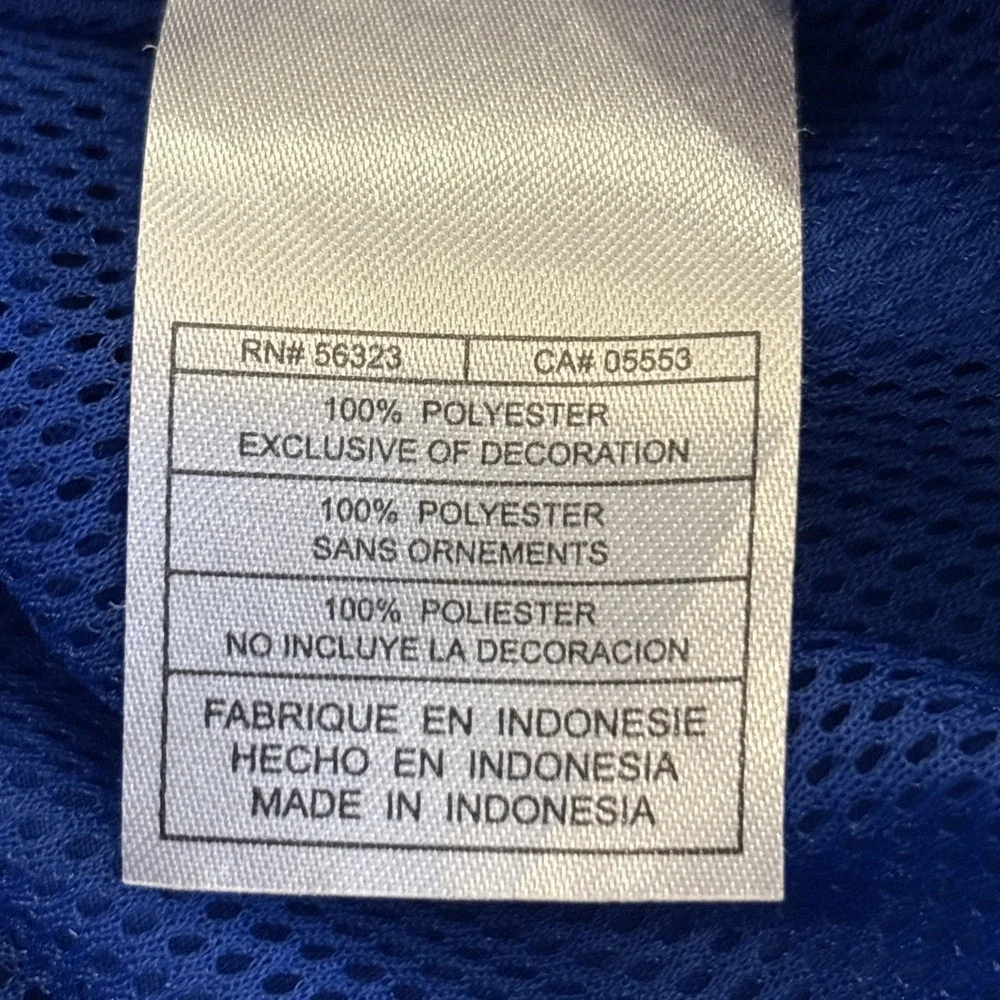 Nike Florida Gators Mens Size XXL Blue Windbreaker Pullover NCAA